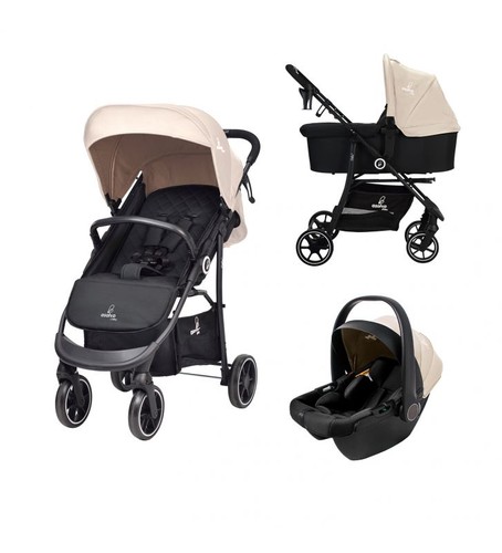 Oslo kinderwagen beige - 2,