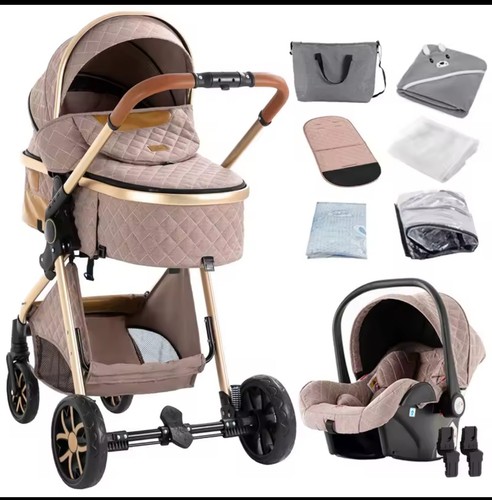 3in1 kinderwagen set khaki - set,