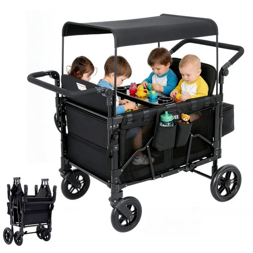 Bollerwagen faltbar mit dach - mit,